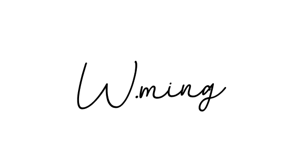 This is the best signature style for the W.ming name. Also you like these signature font (BallpointsItalic-DORy9). Mix name signature. W.ming signature style 11 images and pictures png