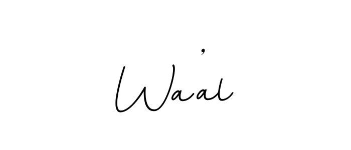 This is the best signature style for the Wa’al name. Also you like these signature font (BallpointsItalic-DORy9). Mix name signature. Wa’al signature style 11 images and pictures png