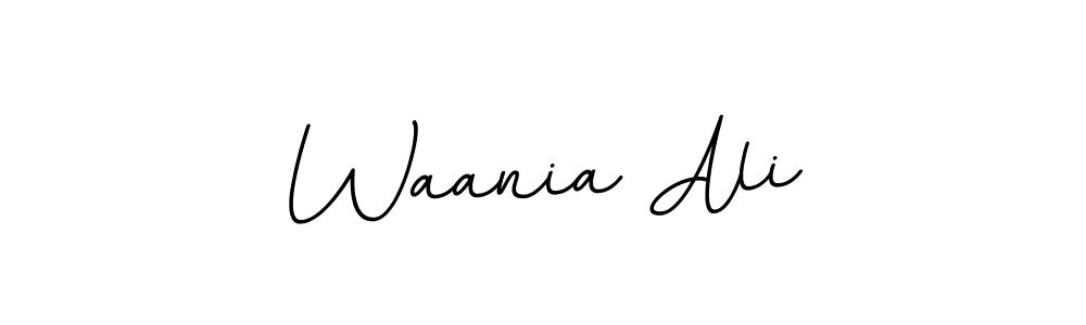 Use a signature maker to create a handwritten signature online. With this signature software, you can design (BallpointsItalic-DORy9) your own signature for name Waania Ali. Waania Ali signature style 11 images and pictures png