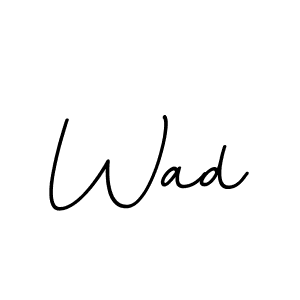 Make a beautiful signature design for name Wad. With this signature (BallpointsItalic-DORy9) style, you can create a handwritten signature for free. Wad signature style 11 images and pictures png