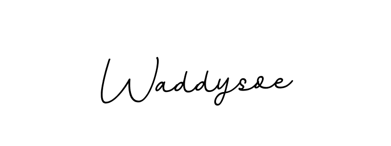 Waddysoe stylish signature style. Best Handwritten Sign (BallpointsItalic-DORy9) for my name. Handwritten Signature Collection Ideas for my name Waddysoe. Waddysoe signature style 11 images and pictures png