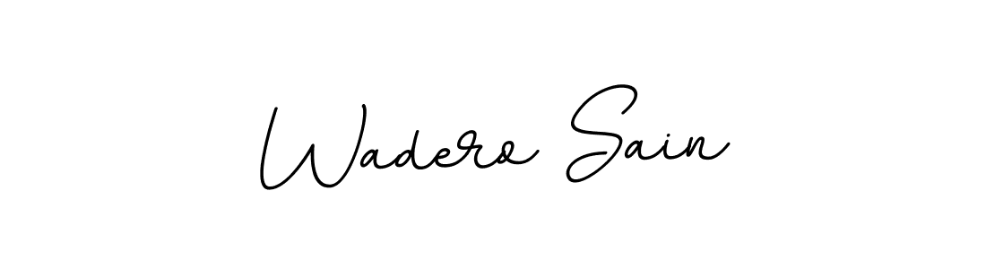 Create a beautiful signature design for name Wadero Sain. With this signature (BallpointsItalic-DORy9) fonts, you can make a handwritten signature for free. Wadero Sain signature style 11 images and pictures png