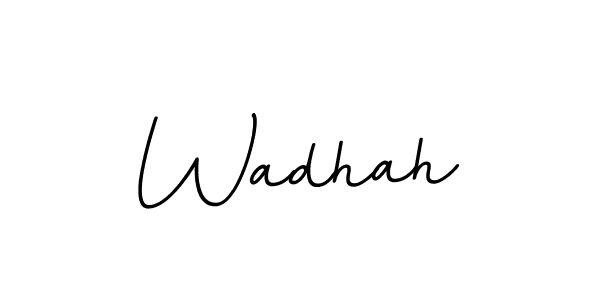 How to make Wadhah signature? BallpointsItalic-DORy9 is a professional autograph style. Create handwritten signature for Wadhah name. Wadhah signature style 11 images and pictures png