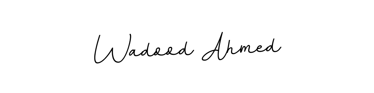 Make a beautiful signature design for name Wadood Ahmed. With this signature (BallpointsItalic-DORy9) style, you can create a handwritten signature for free. Wadood Ahmed signature style 11 images and pictures png
