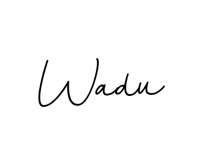 Also we have Wadu name is the best signature style. Create professional handwritten signature collection using BallpointsItalic-DORy9 autograph style. Wadu signature style 11 images and pictures png