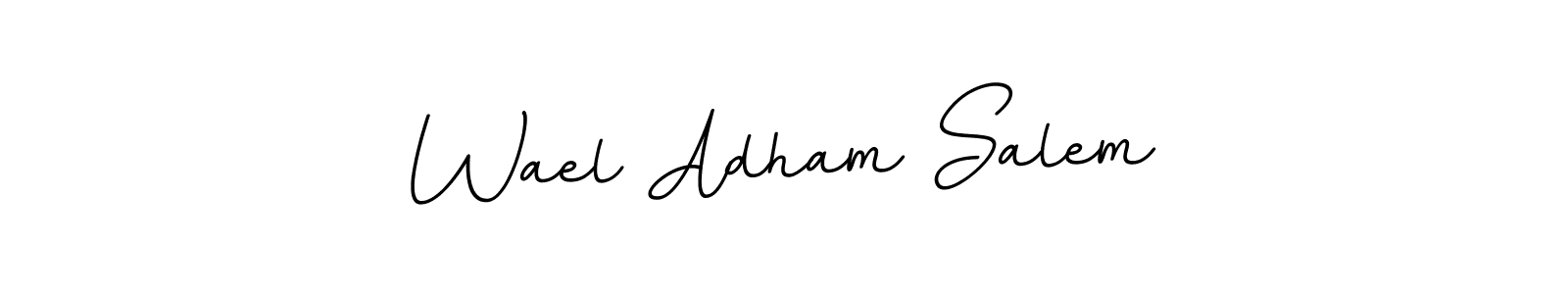 Make a beautiful signature design for name Wael Adham Salem. Use this online signature maker to create a handwritten signature for free. Wael Adham Salem signature style 11 images and pictures png