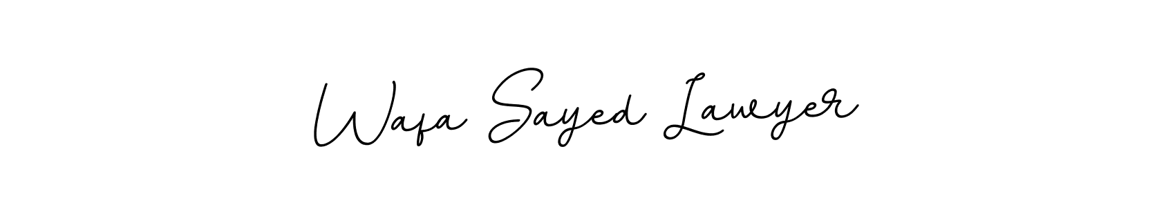 How to Draw Wafa Sayed Lawyer signature style? BallpointsItalic-DORy9 is a latest design signature styles for name Wafa Sayed Lawyer. Wafa Sayed Lawyer signature style 11 images and pictures png