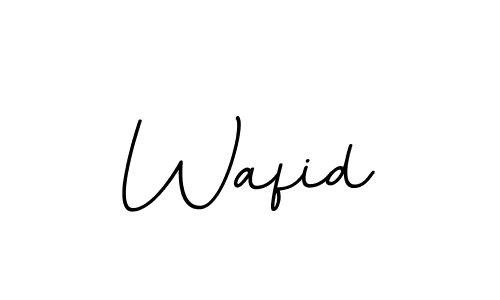 Make a beautiful signature design for name Wafid. With this signature (BallpointsItalic-DORy9) style, you can create a handwritten signature for free. Wafid signature style 11 images and pictures png