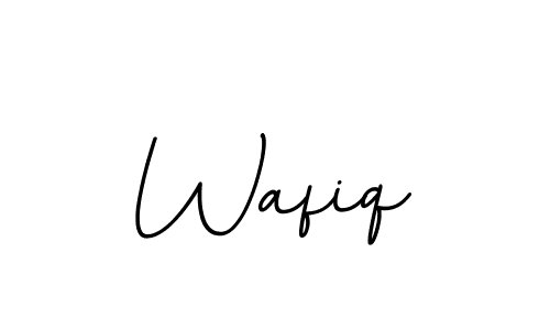 Make a beautiful signature design for name Wafiq. Use this online signature maker to create a handwritten signature for free. Wafiq signature style 11 images and pictures png