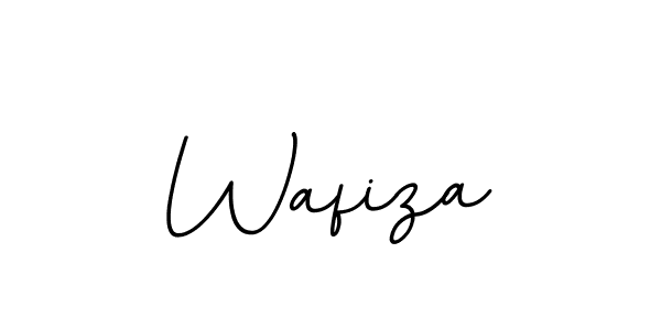 The best way (BallpointsItalic-DORy9) to make a short signature is to pick only two or three words in your name. The name Wafiza include a total of six letters. For converting this name. Wafiza signature style 11 images and pictures png