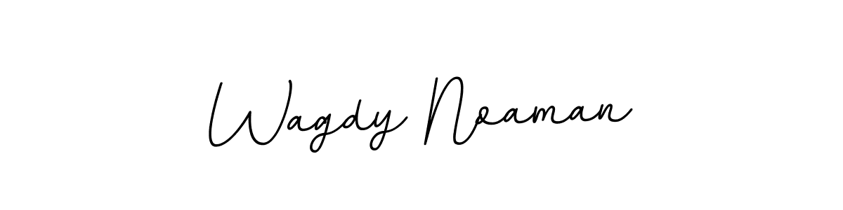 Create a beautiful signature design for name Wagdy Noaman. With this signature (BallpointsItalic-DORy9) fonts, you can make a handwritten signature for free. Wagdy Noaman signature style 11 images and pictures png