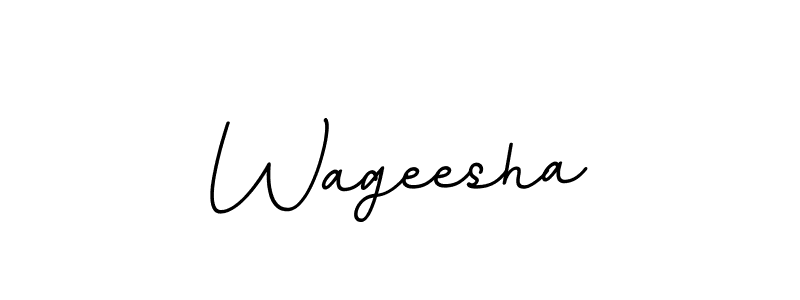 How to make Wageesha name signature. Use BallpointsItalic-DORy9 style for creating short signs online. This is the latest handwritten sign. Wageesha signature style 11 images and pictures png