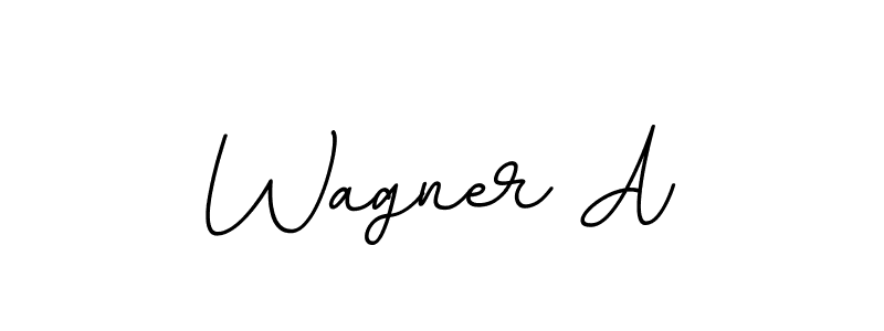 Design your own signature with our free online signature maker. With this signature software, you can create a handwritten (BallpointsItalic-DORy9) signature for name Wagner A. Wagner A signature style 11 images and pictures png