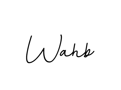 Here are the top 10 professional signature styles for the name Wahb. These are the best autograph styles you can use for your name. Wahb signature style 11 images and pictures png