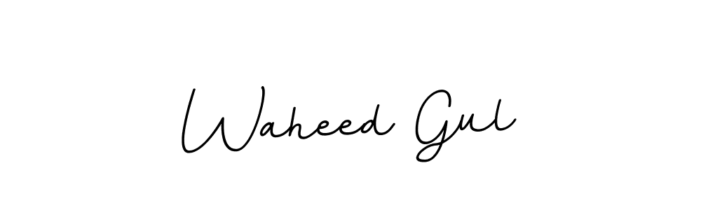 The best way (BallpointsItalic-DORy9) to make a short signature is to pick only two or three words in your name. The name Waheed Gul include a total of six letters. For converting this name. Waheed Gul signature style 11 images and pictures png