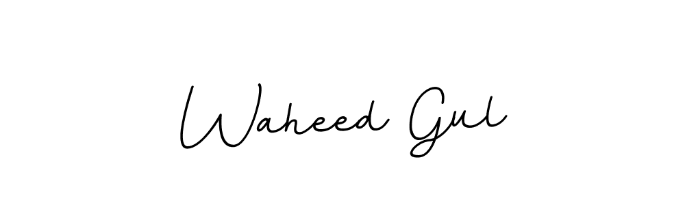 The best way (BallpointsItalic-DORy9) to make a short signature is to pick only two or three words in your name. The name Waheed Gul include a total of six letters. For converting this name. Waheed Gul signature style 11 images and pictures png