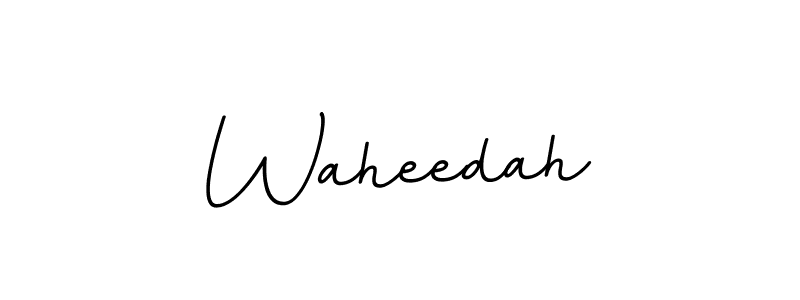 You should practise on your own different ways (BallpointsItalic-DORy9) to write your name (Waheedah) in signature. don't let someone else do it for you. Waheedah signature style 11 images and pictures png