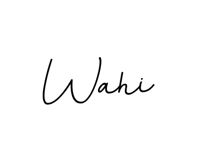 Wahi stylish signature style. Best Handwritten Sign (BallpointsItalic-DORy9) for my name. Handwritten Signature Collection Ideas for my name Wahi. Wahi signature style 11 images and pictures png