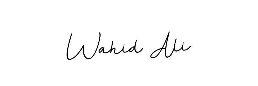 The best way (BallpointsItalic-DORy9) to make a short signature is to pick only two or three words in your name. The name Wahid Ali include a total of six letters. For converting this name. Wahid Ali signature style 11 images and pictures png