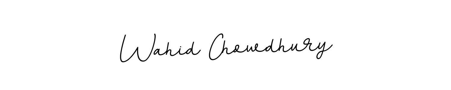 Make a beautiful signature design for name Wahid Chowdhury. Use this online signature maker to create a handwritten signature for free. Wahid Chowdhury signature style 11 images and pictures png