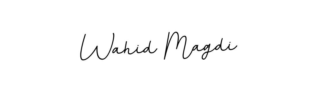 Make a beautiful signature design for name Wahid Magdi. Use this online signature maker to create a handwritten signature for free. Wahid Magdi signature style 11 images and pictures png