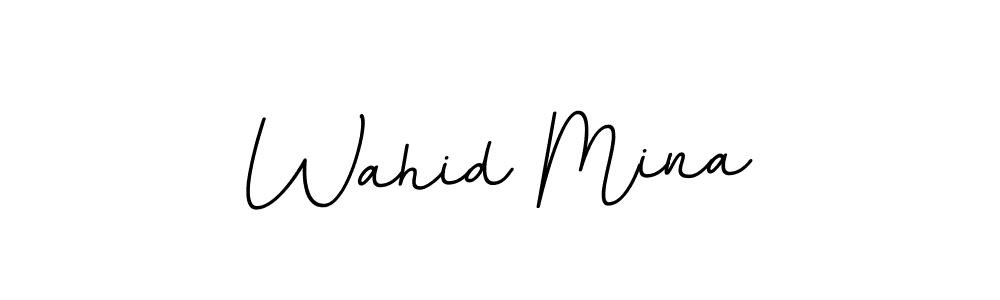 Once you've used our free online signature maker to create your best signature BallpointsItalic-DORy9 style, it's time to enjoy all of the benefits that Wahid Mina name signing documents. Wahid Mina signature style 11 images and pictures png