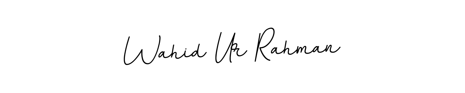It looks lik you need a new signature style for name Wahid Ur Rahman. Design unique handwritten (BallpointsItalic-DORy9) signature with our free signature maker in just a few clicks. Wahid Ur Rahman signature style 11 images and pictures png
