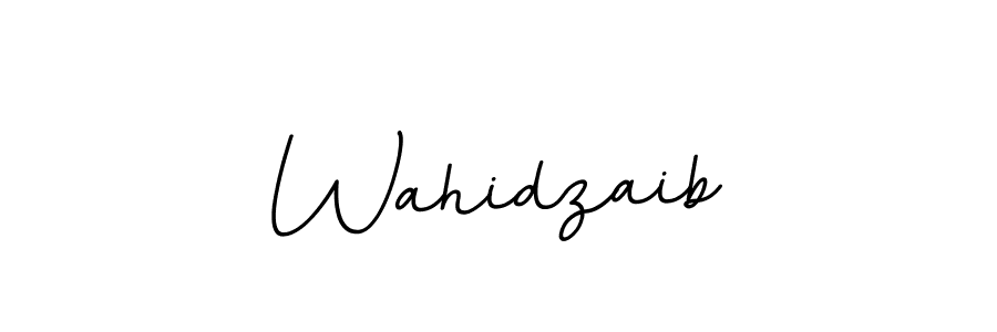 Design your own signature with our free online signature maker. With this signature software, you can create a handwritten (BallpointsItalic-DORy9) signature for name Wahidzaib. Wahidzaib signature style 11 images and pictures png