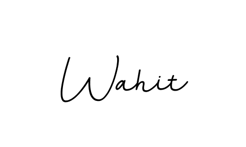 Design your own signature with our free online signature maker. With this signature software, you can create a handwritten (BallpointsItalic-DORy9) signature for name Wahit. Wahit signature style 11 images and pictures png