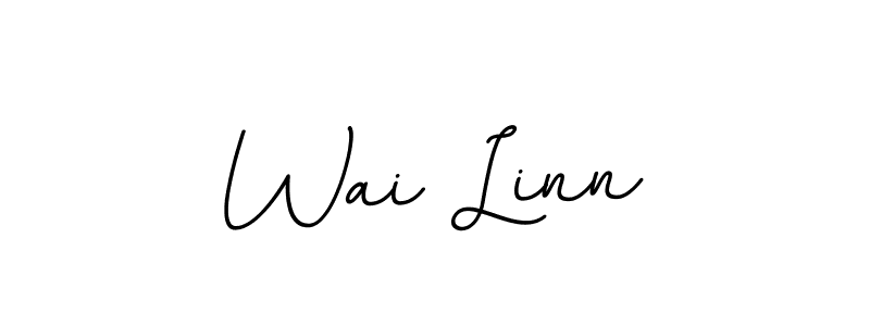 Also we have Wai Linn name is the best signature style. Create professional handwritten signature collection using BallpointsItalic-DORy9 autograph style. Wai Linn signature style 11 images and pictures png