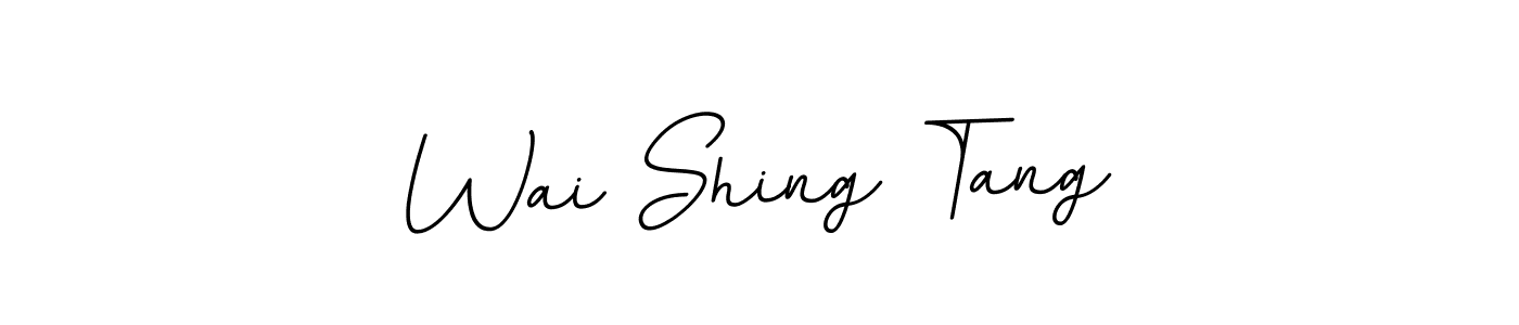 Create a beautiful signature design for name Wai Shing Tang. With this signature (BallpointsItalic-DORy9) fonts, you can make a handwritten signature for free. Wai Shing Tang signature style 11 images and pictures png