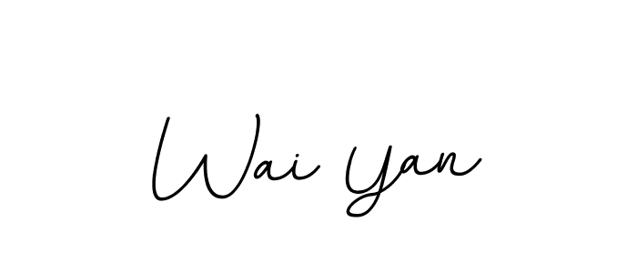 It looks lik you need a new signature style for name Wai Yan. Design unique handwritten (BallpointsItalic-DORy9) signature with our free signature maker in just a few clicks. Wai Yan signature style 11 images and pictures png