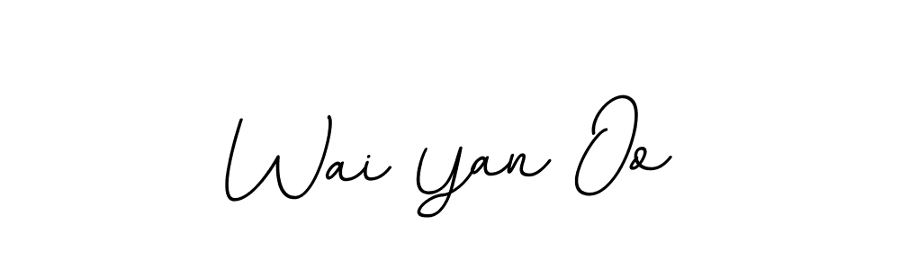 Also we have Wai Yan Oo name is the best signature style. Create professional handwritten signature collection using BallpointsItalic-DORy9 autograph style. Wai Yan Oo signature style 11 images and pictures png