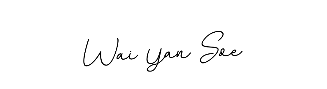 BallpointsItalic-DORy9 is a professional signature style that is perfect for those who want to add a touch of class to their signature. It is also a great choice for those who want to make their signature more unique. Get Wai Yan Soe name to fancy signature for free. Wai Yan Soe signature style 11 images and pictures png