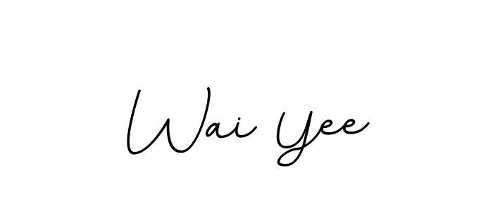 Also You can easily find your signature by using the search form. We will create Wai Yee name handwritten signature images for you free of cost using BallpointsItalic-DORy9 sign style. Wai Yee signature style 11 images and pictures png