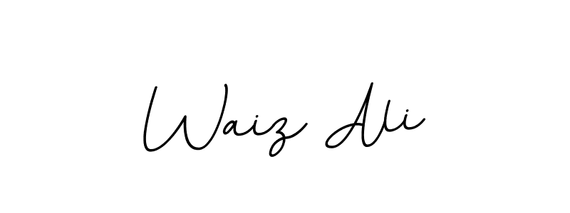 Design your own signature with our free online signature maker. With this signature software, you can create a handwritten (BallpointsItalic-DORy9) signature for name Waiz Ali. Waiz Ali signature style 11 images and pictures png