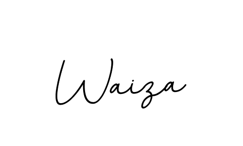 Create a beautiful signature design for name Waiza. With this signature (BallpointsItalic-DORy9) fonts, you can make a handwritten signature for free. Waiza signature style 11 images and pictures png