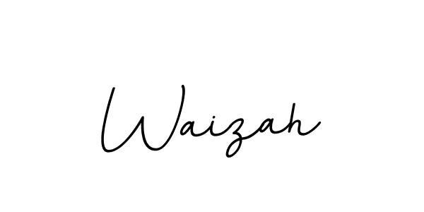 Create a beautiful signature design for name Waizah. With this signature (BallpointsItalic-DORy9) fonts, you can make a handwritten signature for free. Waizah signature style 11 images and pictures png