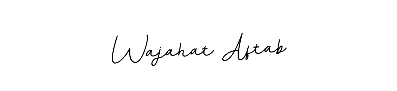 Wajahat Aftab stylish signature style. Best Handwritten Sign (BallpointsItalic-DORy9) for my name. Handwritten Signature Collection Ideas for my name Wajahat Aftab. Wajahat Aftab signature style 11 images and pictures png