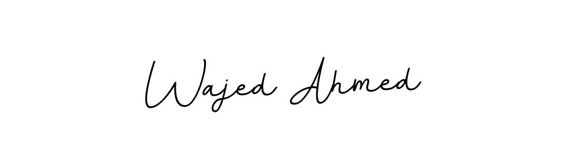 Make a beautiful signature design for name Wajed Ahmed. Use this online signature maker to create a handwritten signature for free. Wajed Ahmed signature style 11 images and pictures png
