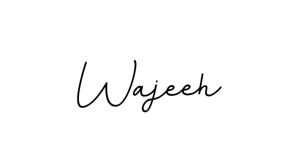 It looks lik you need a new signature style for name Wajeeh. Design unique handwritten (BallpointsItalic-DORy9) signature with our free signature maker in just a few clicks. Wajeeh signature style 11 images and pictures png