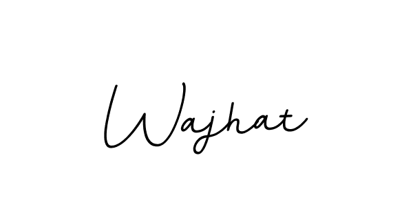 You should practise on your own different ways (BallpointsItalic-DORy9) to write your name (Wajhat) in signature. don't let someone else do it for you. Wajhat signature style 11 images and pictures png