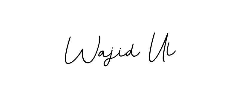 Design your own signature with our free online signature maker. With this signature software, you can create a handwritten (BallpointsItalic-DORy9) signature for name Wajid Ul. Wajid Ul signature style 11 images and pictures png