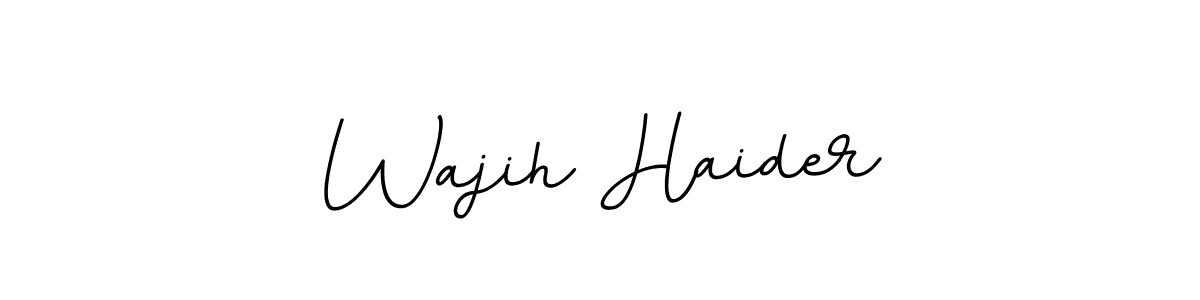 It looks lik you need a new signature style for name Wajih Haider. Design unique handwritten (BallpointsItalic-DORy9) signature with our free signature maker in just a few clicks. Wajih Haider signature style 11 images and pictures png