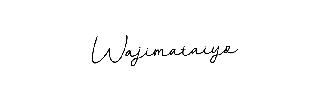 How to Draw Wajimataiyo signature style? BallpointsItalic-DORy9 is a latest design signature styles for name Wajimataiyo. Wajimataiyo signature style 11 images and pictures png