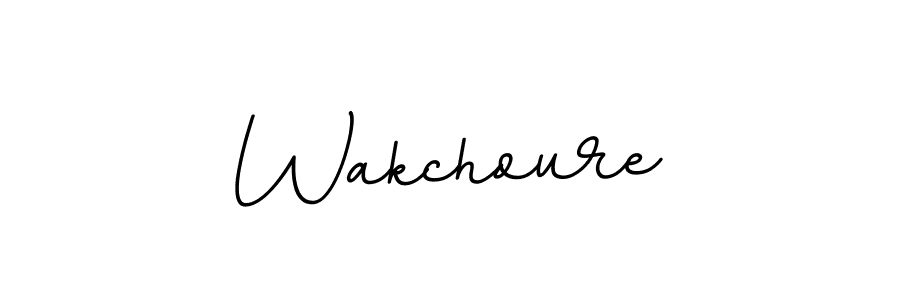 You should practise on your own different ways (BallpointsItalic-DORy9) to write your name (Wakchoure) in signature. don't let someone else do it for you. Wakchoure signature style 11 images and pictures png