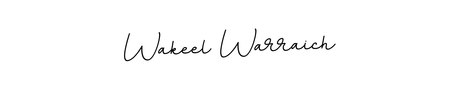 You should practise on your own different ways (BallpointsItalic-DORy9) to write your name (Wakeel Warraich) in signature. don't let someone else do it for you. Wakeel Warraich signature style 11 images and pictures png