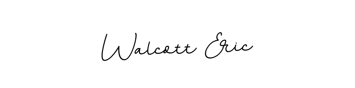 Walcott Eric stylish signature style. Best Handwritten Sign (BallpointsItalic-DORy9) for my name. Handwritten Signature Collection Ideas for my name Walcott Eric. Walcott Eric signature style 11 images and pictures png