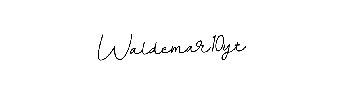 This is the best signature style for the Waldemar10yt name. Also you like these signature font (BallpointsItalic-DORy9). Mix name signature. Waldemar10yt signature style 11 images and pictures png