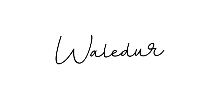 Make a beautiful signature design for name Waledur. With this signature (BallpointsItalic-DORy9) style, you can create a handwritten signature for free. Waledur signature style 11 images and pictures png